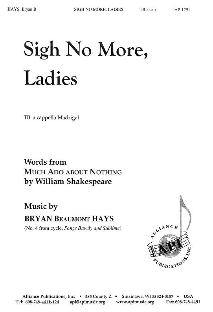Sigh No More, Ladies